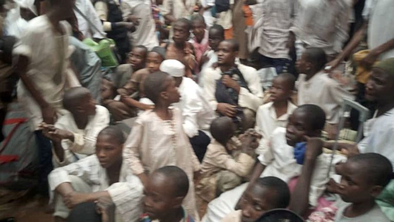 Des garçons et des jeunes hommes sauvés au Nigeria