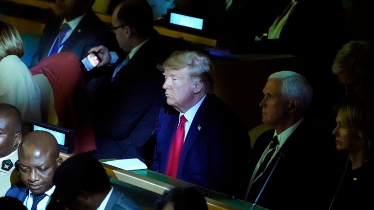 Donald Trump au sommet d'action sur le climat, bien que sceptique face au changement climatique 