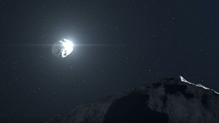 L'astéroïde Didymos plus petit touché par le vaisseau DART de la NASA, comme prévu par l'ESA