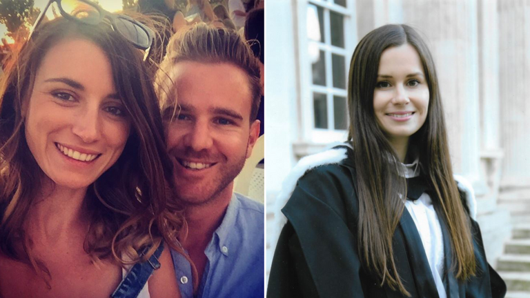 Jolie King et son petit ami (à gauche) et Kylie Moore-Gilbert (à droite) sont détenus en Iran