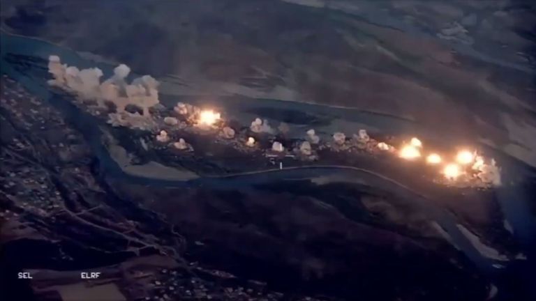 40 tonnes d'explosifs ont été larguées sur l'île de Qanus