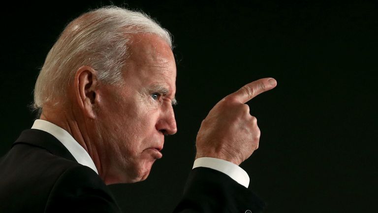 WASHINGTON, DC - 12 MARS: L'ancien vice-président américain, Joe Biden, prend la parole lors de la conférence législative de l'Association internationale des pompiers-pompiers, le 12 mars 2019 à Washington, DC. La conférence aborde des questions telles que la santé mentale des pompiers, le financement du Fonds d’indemnisation des victimes du 11 septembre et la négociation collective. (Photo par Win McNamee / Getty Images)
