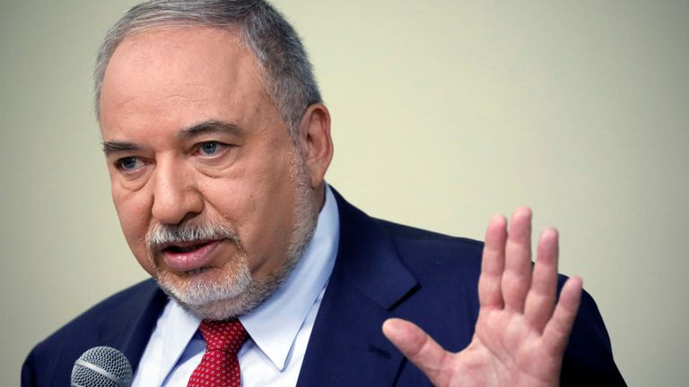 Avigdor Lieberman est l'ancien ministre de la Défense israélien 