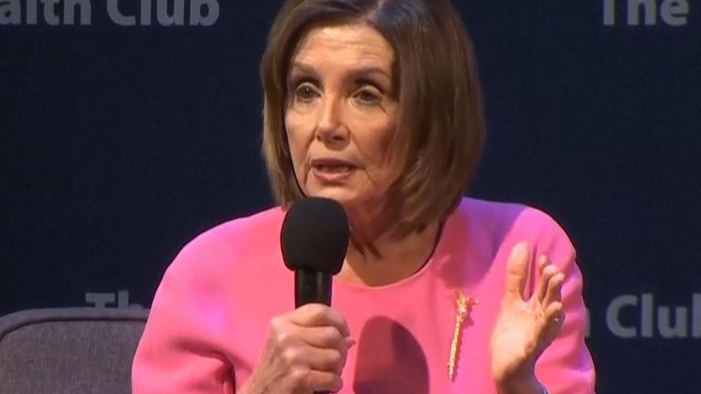 Nancy Pelosi, présidente de la US House