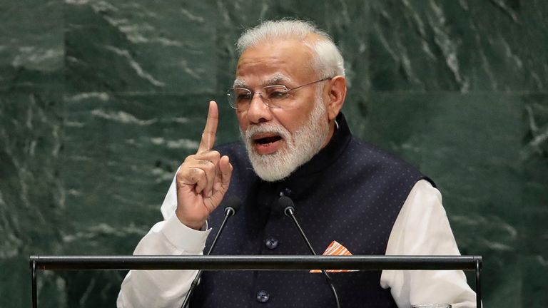 Narendra Modi s'adresse à l'ONU