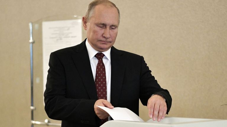 Poutine vote dimanche à Moscou