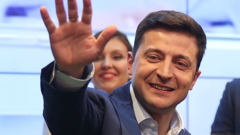 M. Zelenskiy a déclaré que le peuple avait voté pour le changement 