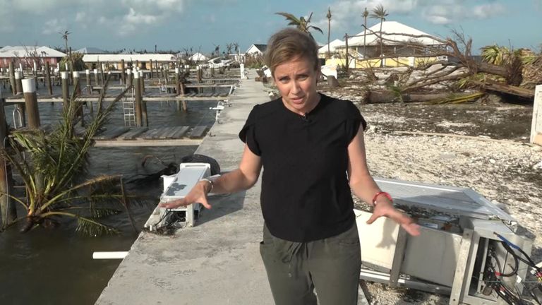 La marina de Marsh Harbour était l’une des zones les plus touchées