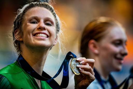Service d'argent pour Shannon McCurley aux championnats d'Europe sur piste