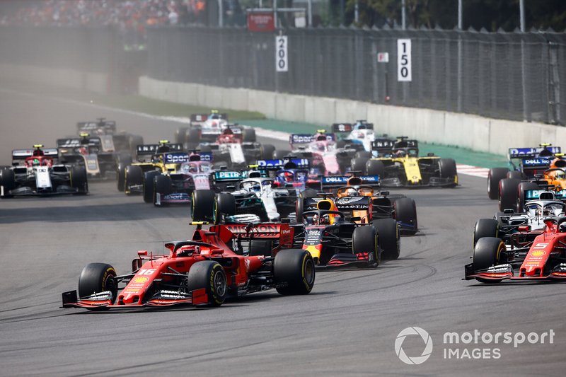 Charles Leclerc, Ferrari SF90 en tête 