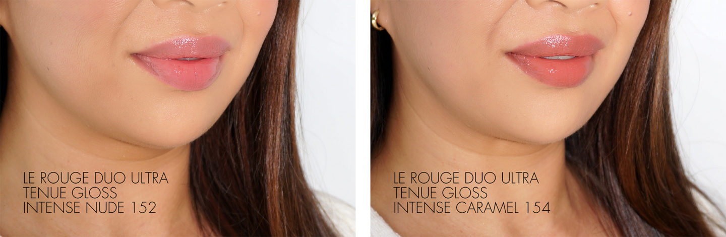 Chanel Le Rouge Duo Ultra Brillant Intense Nu Et Intense Caramel