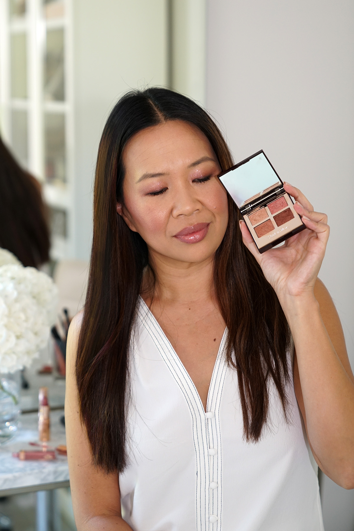 Charlotte Tilbury Pillow Talk Lustre à lèvres et palette de Pops