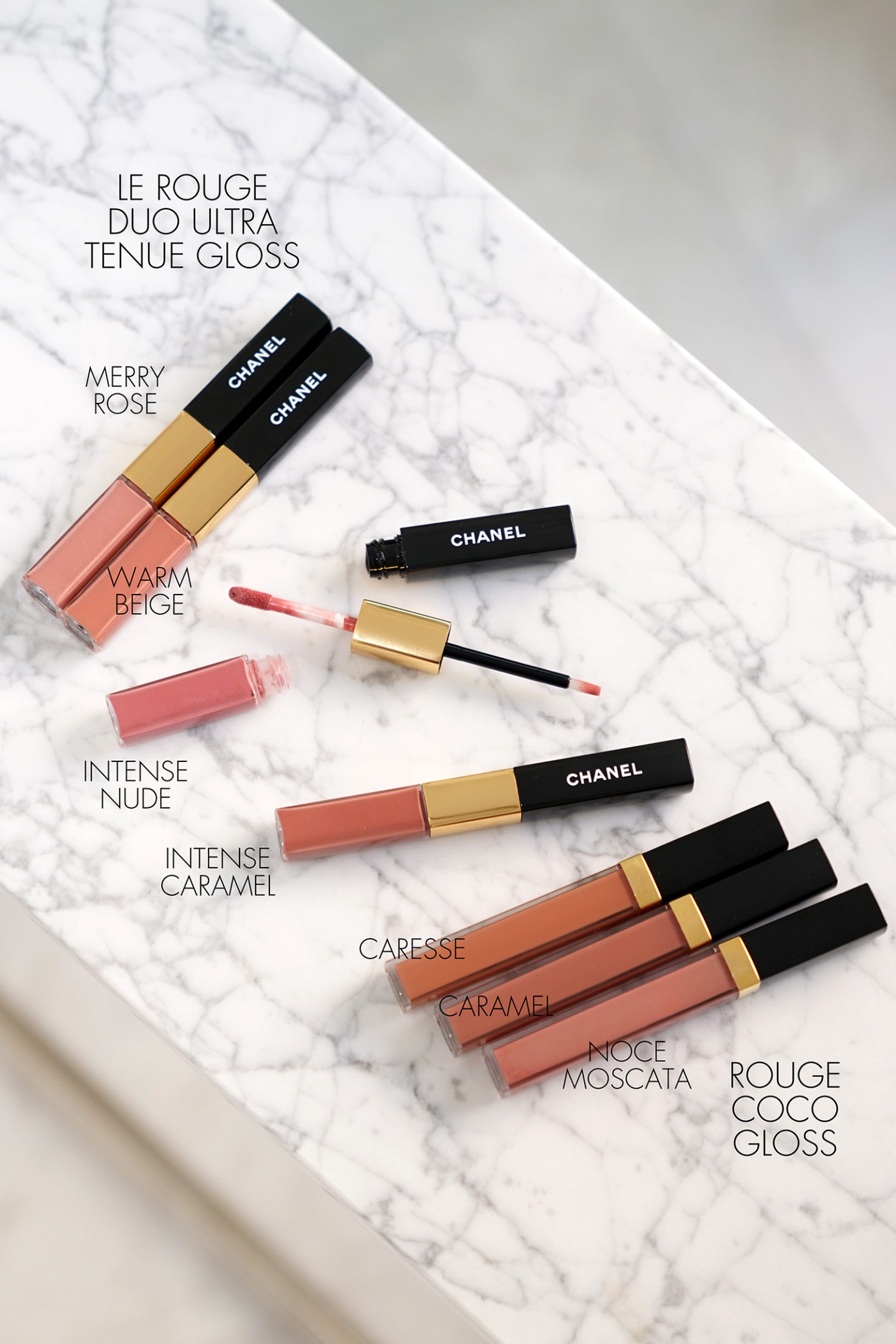 Chanel Neutrals Le Rouge Duo Ultra Tenue et Rouge Coco Gloss