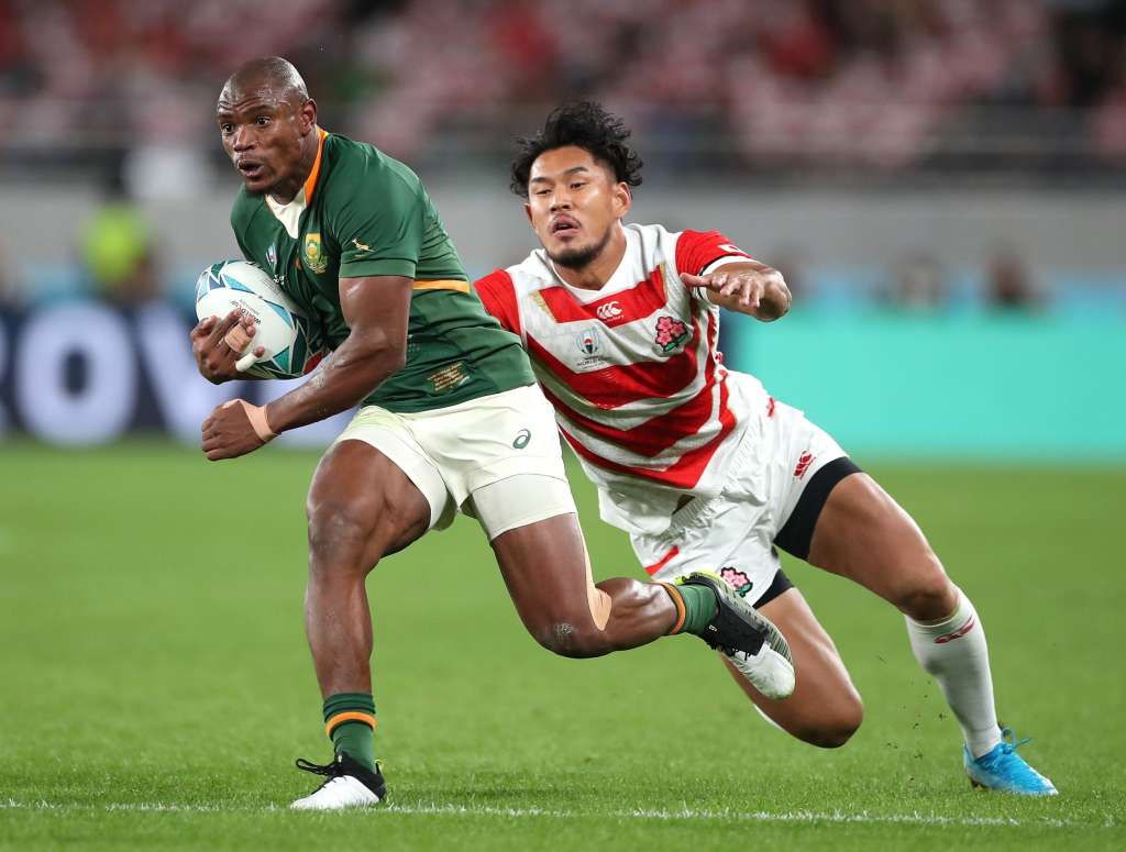 Japon vs Afrique du Sud, classement des joueurs: les Makbazole Mapimpi à l'honneur pour les Springboks éliminant les hôtes de la Coupe du monde