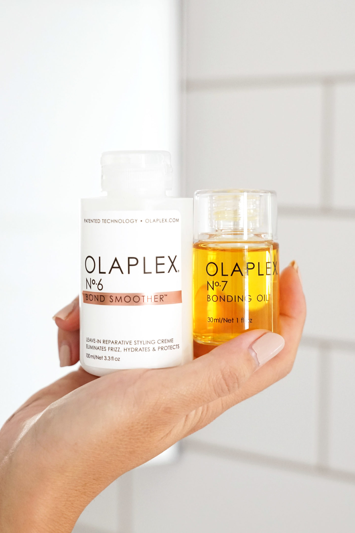 Olaplex No 6 Bond Smoother et No 7 Bonding Oil