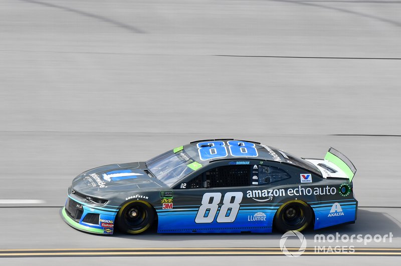   Alex Bowman, Hendrick Motorsports, Chevrolet Camaro Nationwide / Amazon Echo Auto