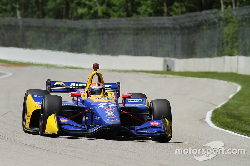 Andretti Autosport-Honda de Rossi a défait lopposition à Road America (photo) et à Long Beach. 