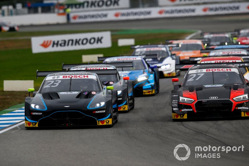 Daniel Juncadella, R-Motorsport, Aston Martin Vantage AMR, Jonathan Aberdein, Audi Sport Team WRT, Audi RS 5 DTM