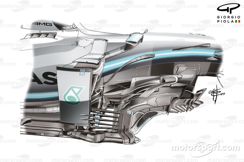 Mercedes AMG F1 W10, Péniche GP Japonaise