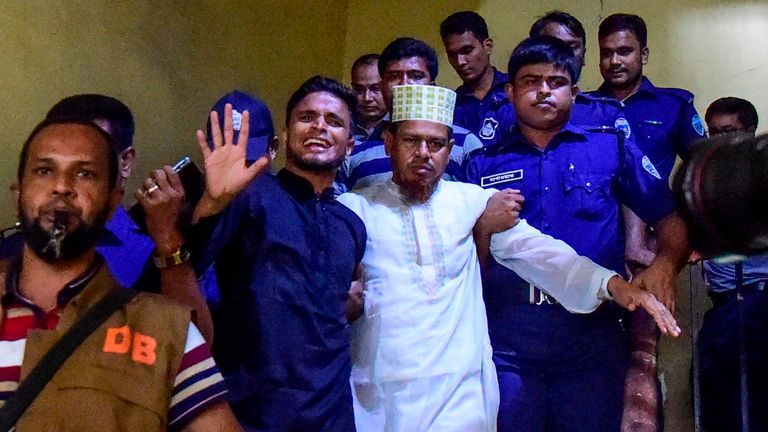 Siraj Ud Doula fait partie des 16 personnes condamnées à mort pour le meurtre de l'adolescent Nusrat Jahan