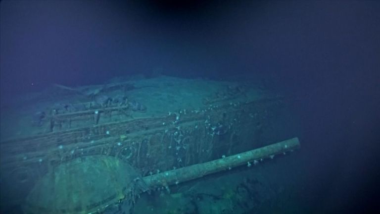 Les scientifiques ont utilisé des robots sous-marins pour filmer le naufrage