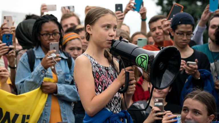 Greta Thunberg a lancé l'an dernier une grève à l'école vendredi
