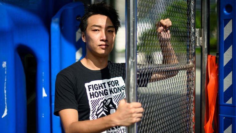 Jimmy Sham est l'un des leaders de la manifestation à Hong Kong