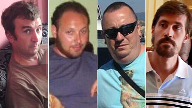 David Haines, Steve Sotloff, Alan Henning et James Foley, victimes de l'EI