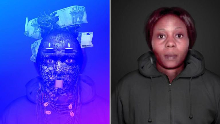 Jessica Esohe Edosomwan aurait fait partie d'un groupe de contrebandiers de jeunes filles nigérianes. Pic: Europol