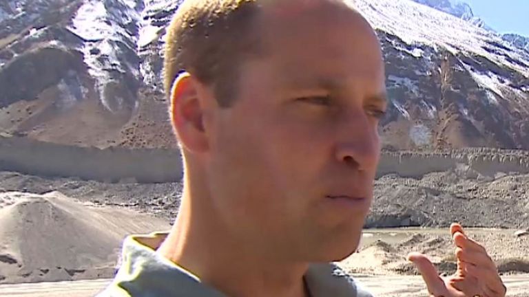 Le prince William a déclaré que le monde devait se réveiller face au changement climatique