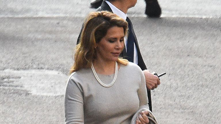 La princesse Haya a assisté à l'audience aujourd'hui
