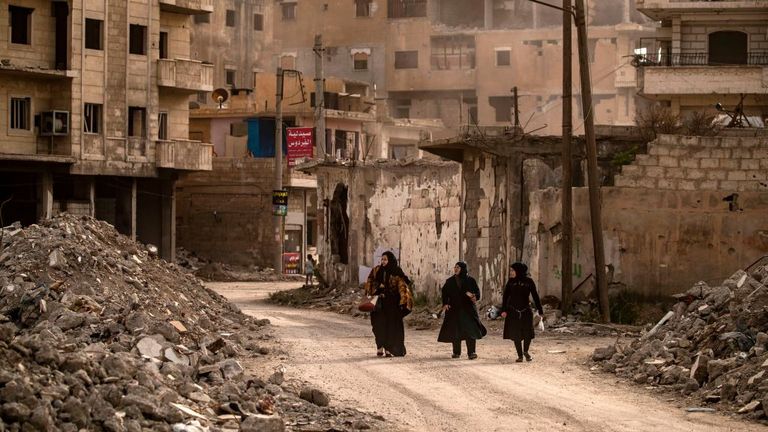 Les FDS dirigées par les Kurdes ont libéré la ville de Raqa, dans le nord de la Syrie, des militants de l'EI en 2017