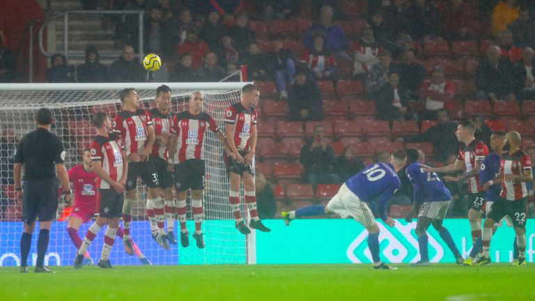 Southampton n'a pas empêché Leicester de marquer neuf buts