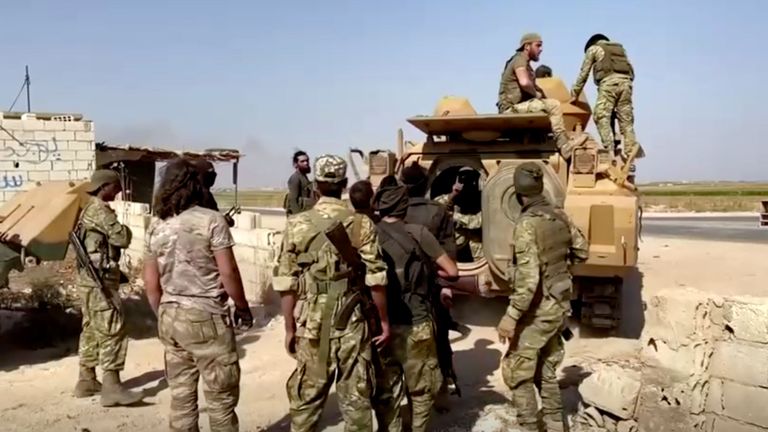 Les rebelles syriens partent 