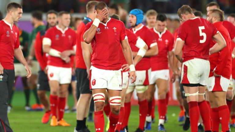 Les joueurs du pays de Galles sont désemparés après la défaite