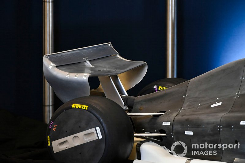 Détail dun modèle illustrant les règlements techniques de la Formule 1 de 2021
