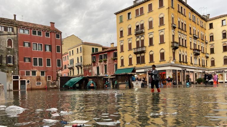 Venise à marée haute