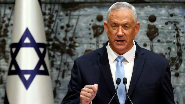 Benny Gantz, chef du parti bleu et blanc, n'a pas réussi à former un parti de coalition