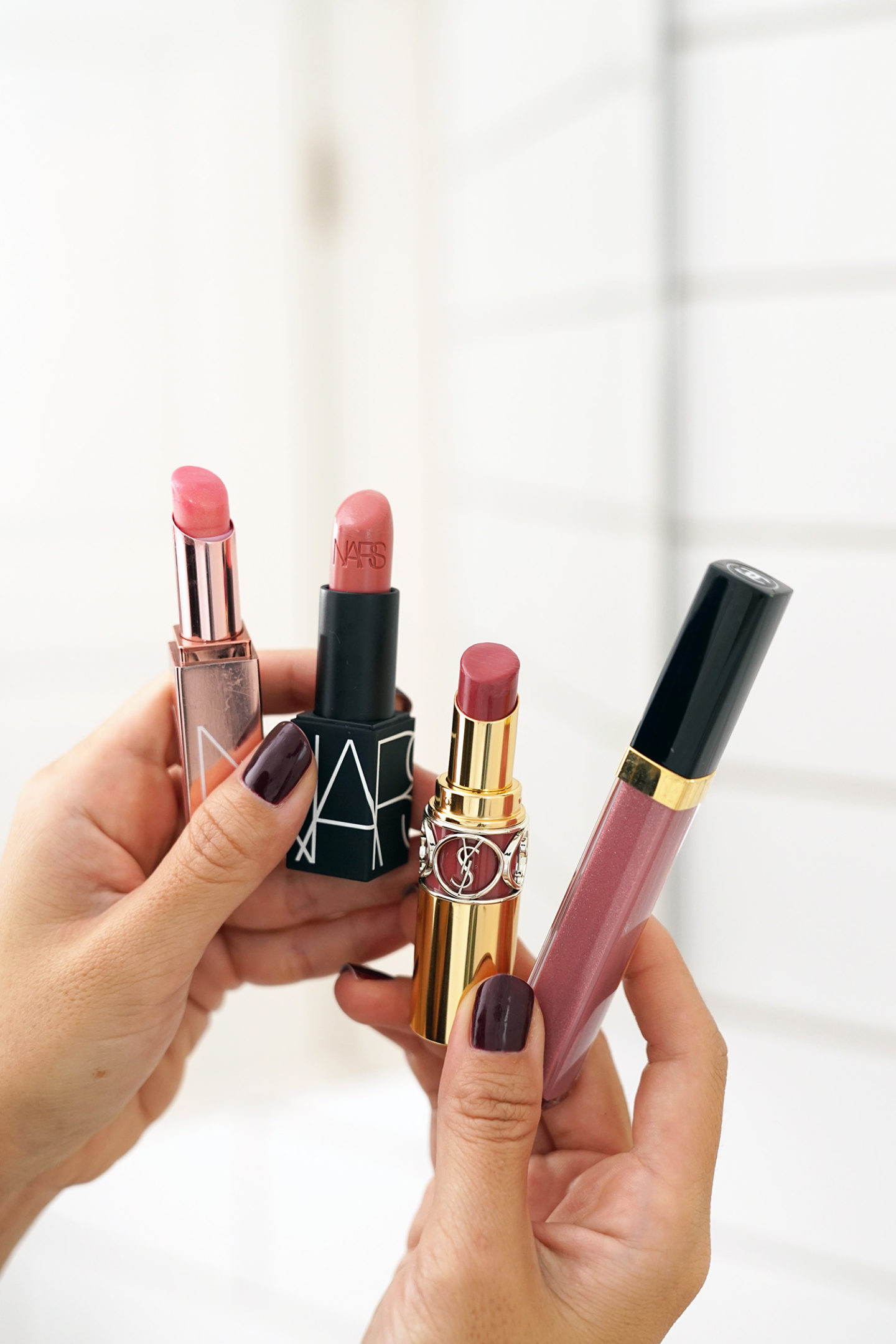 Rotation des lèvres en automne NARS, YSL et Chanel