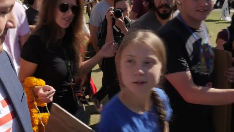 Greta Thunberg à LA