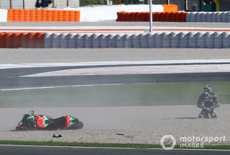 Bradley Smith, Aprilia Racing Team Gresini après laccident