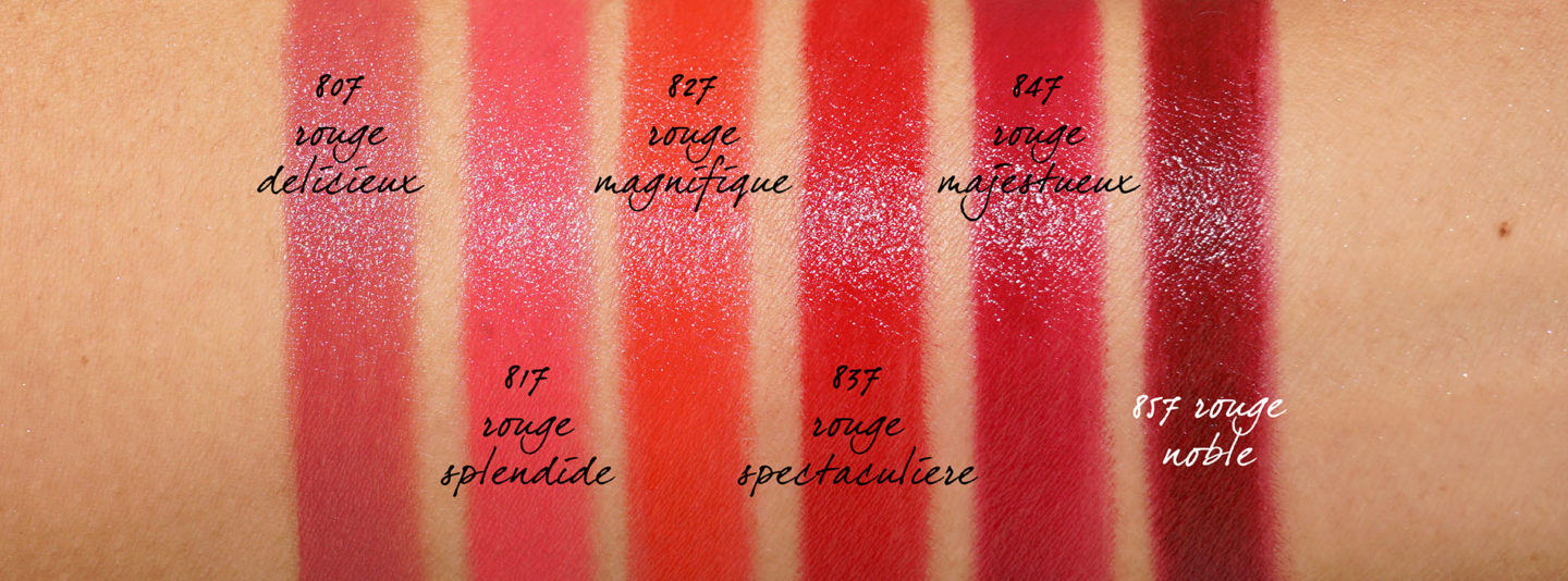 Échantillons de rouge à lèvres Chanel Holiday 2019 Rouge Allure