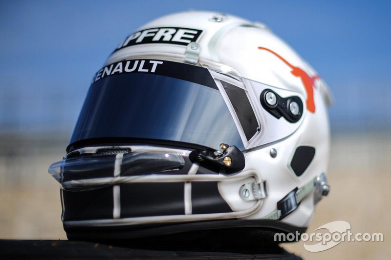 Casque de Daniel Ricciardo, Renault F1 Team