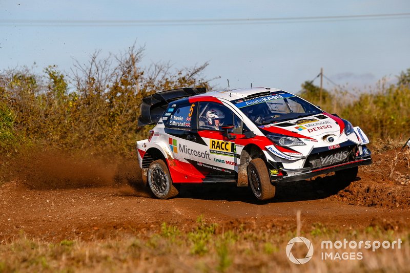 Kris Meeke, Sebastian Marshall et Toyota Gazoo Racing WRT Toyota Yaris WRC