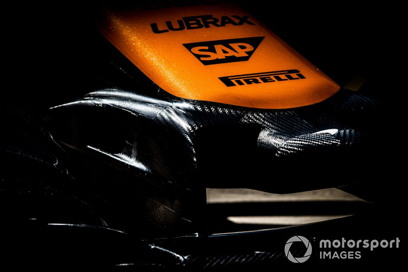 McLaren MCL34 détail du nez