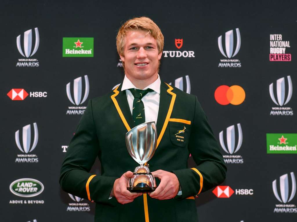 Coupe du monde de rugby 2019: L'Afrique du Sud Pieter-Steph du Toit nommée Joueur Mondial de Rugby de l'année