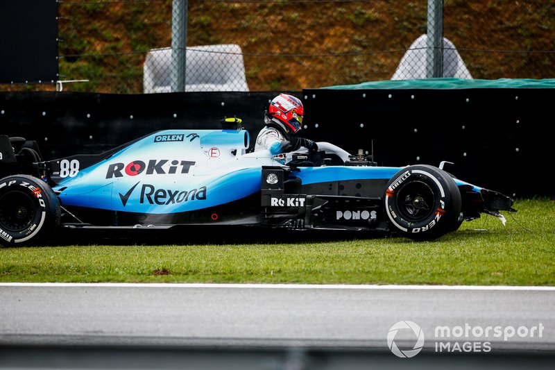 Robert Kubica, Williams FW42 après sêtre écrasé