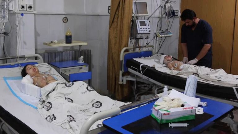Batul et Ahmed ont été emmenés à un hôpital en Turquie