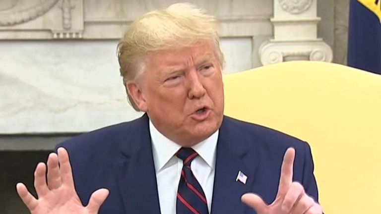 Donald Trump affirme qu'il a été victime de tentatives de destitution depuis le jour de son élection