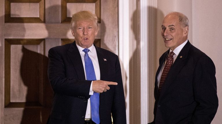 Donald Trump et John Kelly travaillent ensemble depuis 16 mois